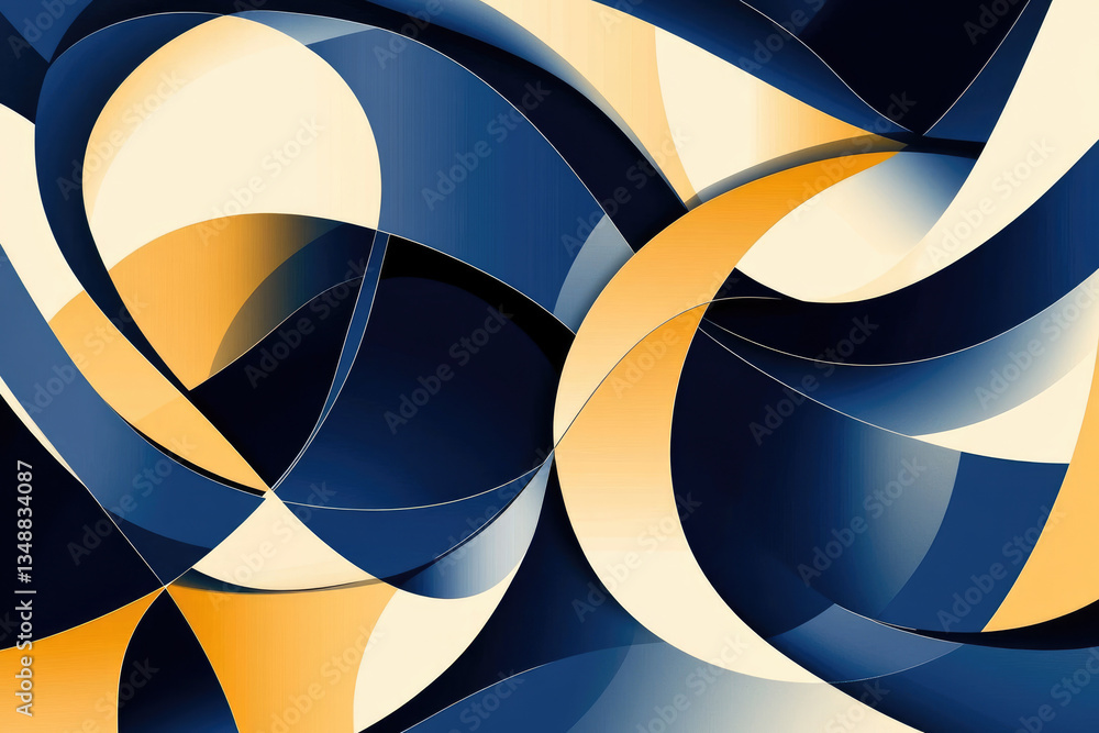 Poster the fluid motion in this dynamic abstract artwork conveys energy and movement through a captivating 