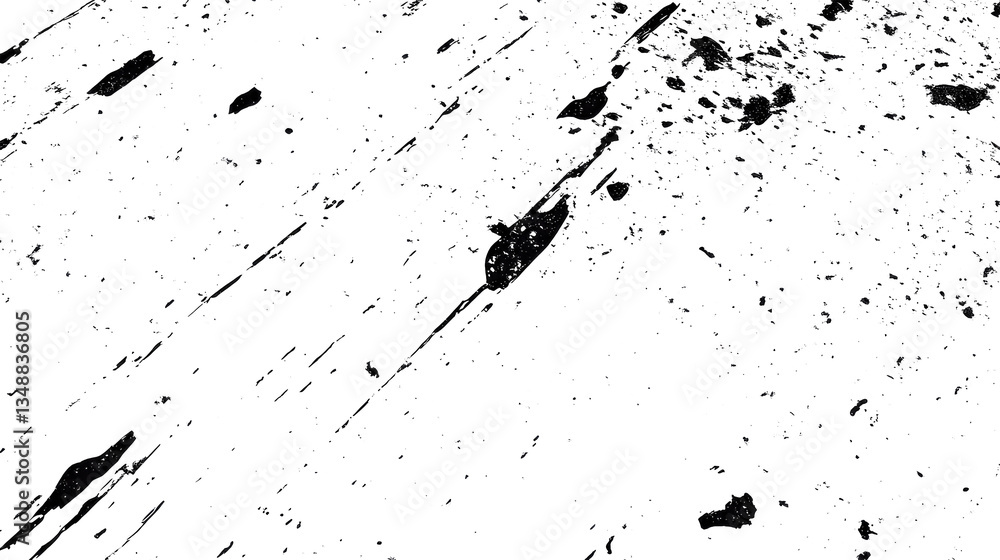 Poster a grungy white surface adorned with streaks and lines, ideal for backgrounds and artistic exploratio