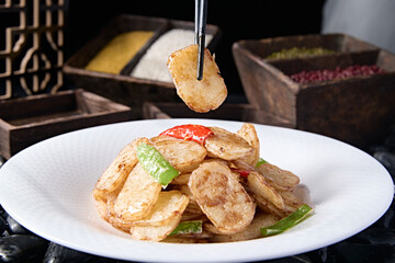 Tiger Pepper Fried Frosted Potato Chips