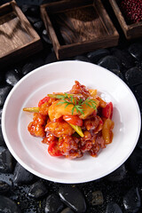 Sweet and Sour Pork with Pineapple and Bell Peppers
