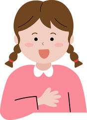 자기소개 하는 어린이