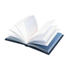 3D icon, Open Book An open book, symbolizing reading or education