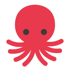タコのイラスト：海の生き物のベクター素材 - Octopus Illustration: Marine Creature Vector Material