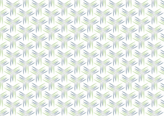 green triangle guardian pattern modern on white background.