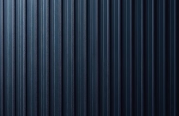Obraz premium Dark blue pinstripe fabric texture background. Vertical stripes pattern creates elegant, classic design. Seamless textile for clothes, suit, shirt. Formal business, menswear, fashion style.