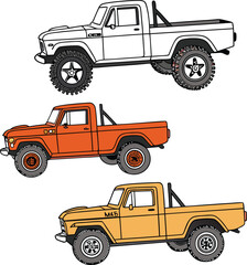 A sleek and detailed vector illustration of a car in a modern design.