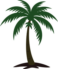 A detailed vector illustration of a tree with intricate branches and leaves.
