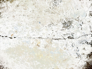 grunge wall background. Blank white crumpled and creased paper poster element isolated