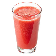 Refreshing Glass of Red Watermelon Juice Blend Smoothie
