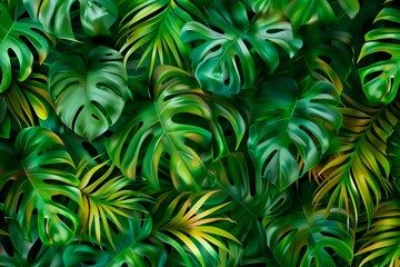 Fototapeta premium Tropical Leaf Background