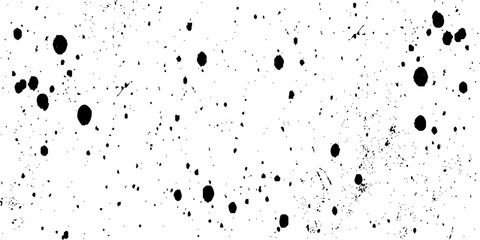 Texture grunge background spray effect. Background with little noisy black dots. Black dust isolated on transparent background.
