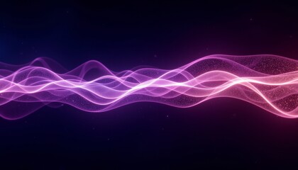 Obraz premium Abstract Wavy Light Trails