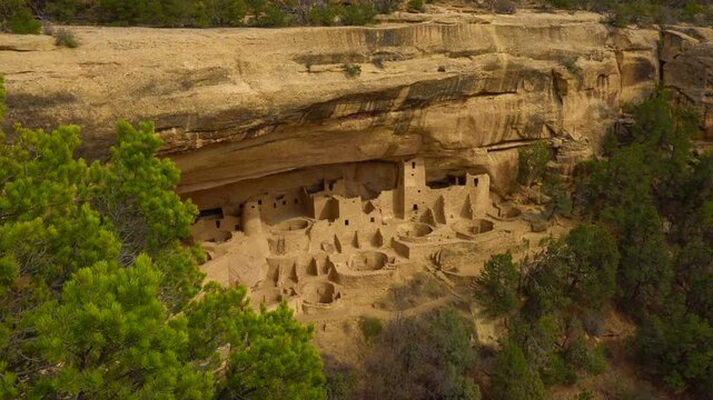 Cliff dwellings in Mesa Verde National Park, Colorado, USA 