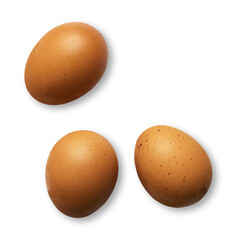 Three Chicken Eggs