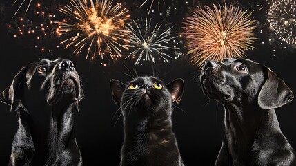 1. **Fireworks Stressing Pets: New Year Fear for Dogs and Cats**