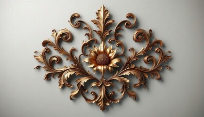 gold ornaments frames & Decorative Baroque Corner