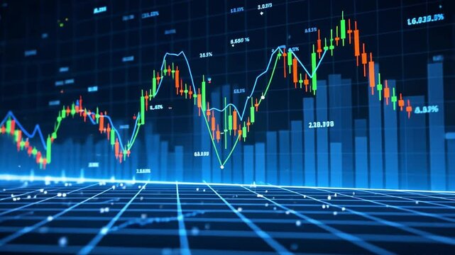 Beautiful stock ticker video
 25031579