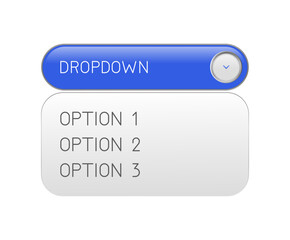 Blue dropdown.