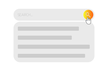 Fototapeta premium Search engine.