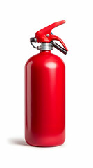 Red fire extinguisher isolated on white background (1)