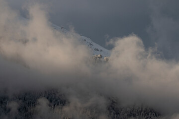 Waves of Mist Dancing on the Mountain&rsquo;s Flank