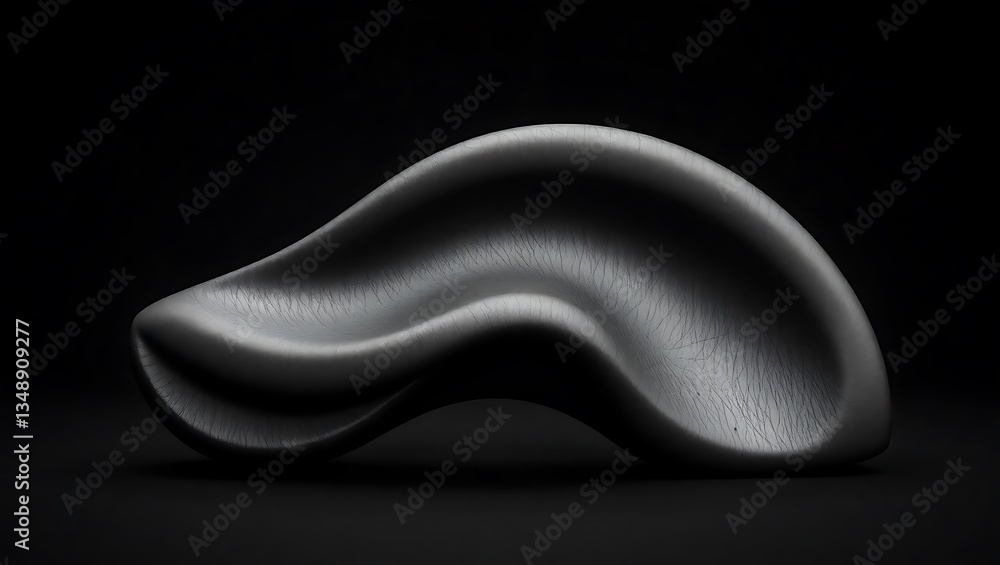 Poster monochromatic single color abstract 3d wave backgrounds