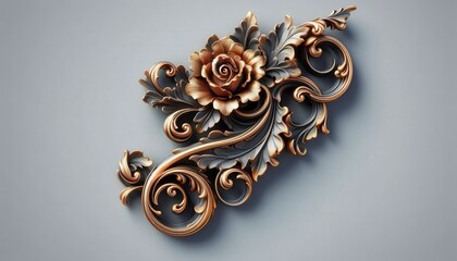 gold ornaments frames & Decorative Baroque Corner