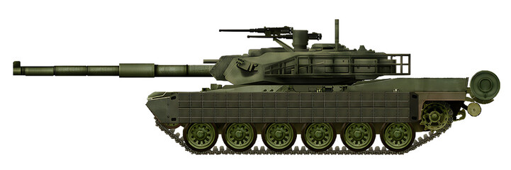 MBT-40A2 (modernization of the MBT-40A1 tank with a new 120mm gun) © Tikros