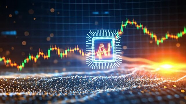 Beautiful stock ticker video
 25031592