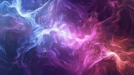 Obraz premium An abstract swirling background in pink and blue.