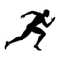 running man silhouette