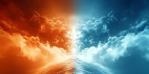 Heaven is often depicted as a realm of peace and joy, while hell represents suffering and despair.