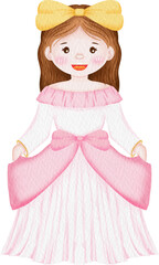watercolor princess