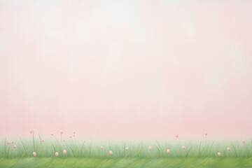 Obraz premium Painting of grass border backgrounds outdoors nature.