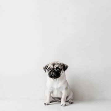 Animals Small Puppy Moment Animal Head Placed Tilted