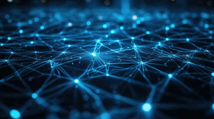 Obraz premium Cyber AI-generated Intelligence Network Forming Data 3.jpeg