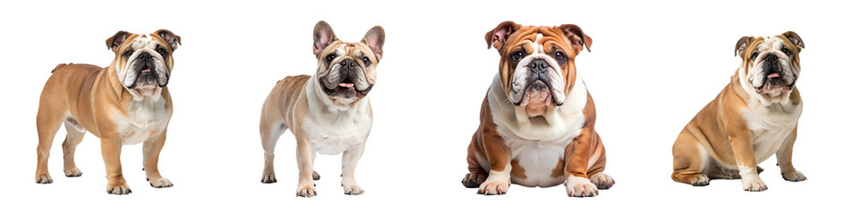 Obraz premium Pug dog isolated on a transparent background.