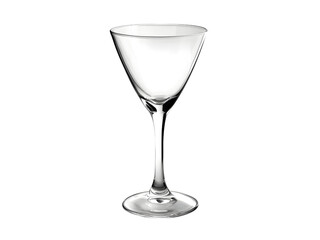 Wine glass for advertising isolated on a white background