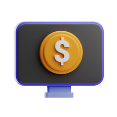 3D Illustration Money Icon
