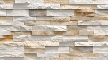Obraz premium White beige stone wall texture background interior design