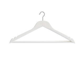 Minimalist white clothes hanger with details
