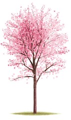 Obraz premium Light pink simple illustration of the flower petal , Generative AI 