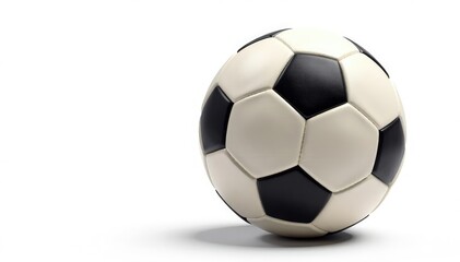 Fototapeta premium Classic football isolated on pure white background , pass, background