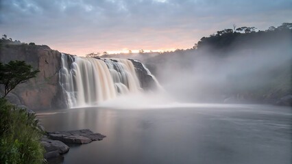 Fototapeta premium Waterfall at Sunrise