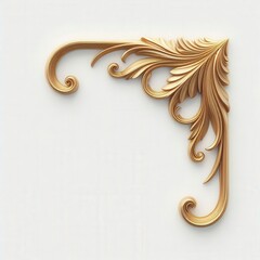 gold ornaments frames & Decorative Baroque Corner