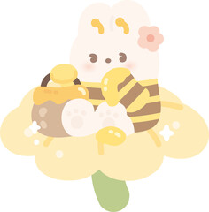 Cute Honey Bee Collection – Adorable Bees and Flowers