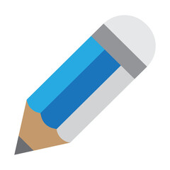 Pencil Vector Flat Icon Design