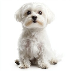 Generic Fluffy Maltese Moment Background. Ultra-realistic