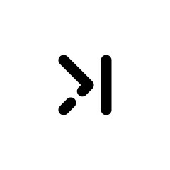 arrows dashed line icon