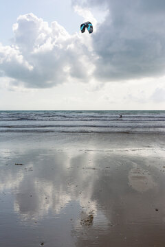 Summer Kite Surfing in Brittany